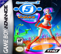 Space Channel 5 Ulalas Cosmic Attack GameBoy Advance US box art